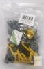 Supeet Plastic Barrier Chain, Yellow & Black, 10 ft Length, New Condition