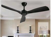 NEW BvenuBigLite WS-FPZ180-18B 52"/60" 3-Blade Ceiling Fan, Black, DC Motor, Remote/App Control