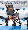 NEW RETAIL $420 WEYRAL Lightweight Foldable Transport Wheelchair, 24 lbs, 220 lbs Capacity, Aircraft-Grade Aluminum - 2