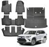 Cacarist Custom-Fit Floor Mats for 2024-2026 Toyota Grand Highlander, 7&8 Seat, Hybrid Compatible