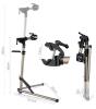 CXWXC RS100 Bike Repair Stand, Aluminum Alloy, 360&deg; Rotatable Clamp, 60 lbs Capacity - 2