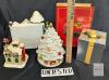 Christmas Light Up Musical Book & Decor Set &ndash; Houses, Tree, Gift Box, Village Scenes - 2