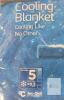 NEW Reversible Arc-Chill Cooling Blanket, Q-Max >0.5, 59" x 79", Dual-Sided Design, Gray