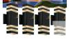 Outdoor Wall Sconce Light Fixtures (4-Pack), 3000K Warm White, Dusk to Dawn, IP65 Waterproof