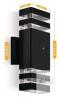 Outdoor Wall Sconce Light Fixtures (4-Pack), 3000K Warm White, Dusk to Dawn, IP65 Waterproof - 3