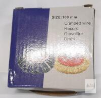 3.94 in (100 mm) Crimped Wire Cup Brush, For Surface Treatment, Paint Stripping & Descaling