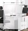 Kuyal Hard Floor Chair Mat, 36"x48", Rectangular, Clear PVC, Non-Slip, Barcode X002IKRB17 - 2