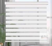 Kokorona Zebra Blinds, White, 45" x 72", Corded, Polyester, Light Filtering, UPC X004BD5JBD