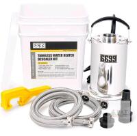 NEW 6699 SUB 2000SS KIT Tankless Water Heater Descaler Kit, 1/8HP Pump, 6ft Hoses, 3-Gallon Bucket