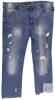 GOOD TO EXCELLENT preowned Marc Ecko Cut & Sew Distressed Jeans 46x32 Blue Men&rsquo;s 100% Cotton Style 86003338 - 2
