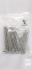 Qisheng Stainless Steel #12 x 4" Flat Head Screws, Approx. 35 pcs, New, Batch X004H6ELO5 - 2