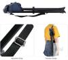 NEW Folding Tripod Camping Stool with Carrying Strap and Mesh Pocket, 17" Seat Height, 220 lb Capacity - 3