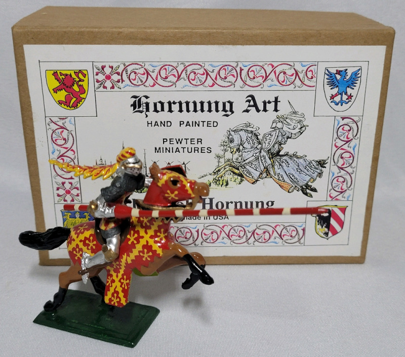 Hornung Art ' Sir Jogn Burneville ' Toy Soldier Lead Miniature in Box