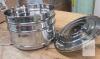 3-Tier Stainless Steel Tiffin Lunch Box, 60 oz Capacity, Portable & Stackable - 2