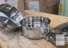 3-Tier Stainless Steel Tiffin Lunch Box, 60 oz Capacity, Portable & Stackable - 3