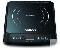 Salton ID1350 Portable Induction Cooktop, 1800W, Single Burner, Touch Controls, LED Display