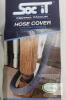 Soc-it Central Vacuum Hose Cover 35FT Charcoal Grey with Installation Tube Antimicrobial Treated - 2