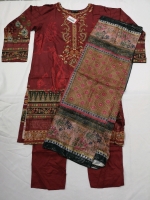 New Woman's 3 piece Stitched Indian Style sz Large (14) by J. Pret