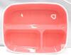 Munchkin Splash Divided Plate & Bowl Set, Pink/White, BPA-Free Plastic, 2 Pieces - 3