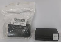 20-Piece Adhesive Magnets, Rectangular, Black,