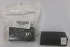20-Piece Adhesive Magnets, Rectangular, Black,