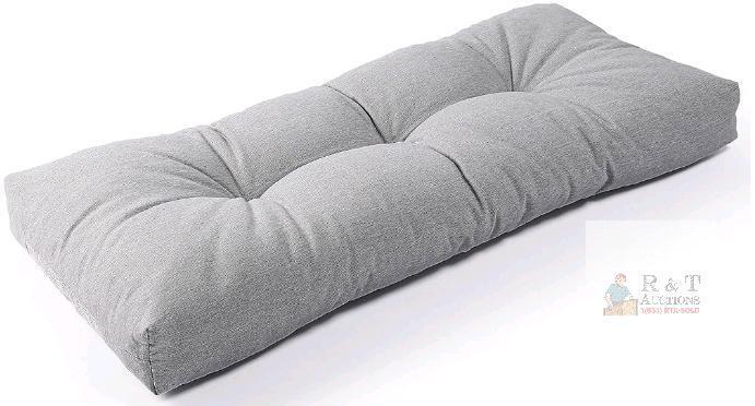 NEW 36"x15"x4" Beige Polyester Bench Cushion, Indoor/Outdoor, Fits 34-36" Benches