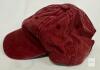 new Washed Cotton Baseball Cap, Wine Red, Medium, Brass Buckle Closure - 2