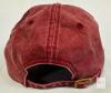 new Washed Cotton Baseball Cap, Wine Red, Medium, Brass Buckle Closure - 3