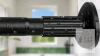 Adjustable Matte Black Tension Shower Curtain Rod, 51-86 Inches, Tool-Free Installation