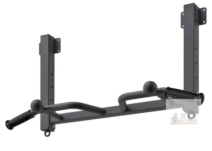 Adjustable Joist-Mounted Pull-Up Bar, Multi-Grip, 350 lbs Capacity, 42" Width