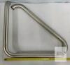 24" Stainless Steel Grab Bar with Knurled Grip, 1.5" Diameter, ADA Compliant