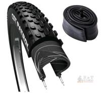 CST Patrol 29 x 2.25" Mountain Bike Tire with Schrader Valve Tube, Knobby Tread New 71-584 (27.5 x 2.80) size Inner tube is included Retail's $60 To $100