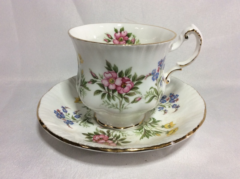 Vintage Paragon English Flowers Cup & Saucer