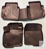 All-Weather Floor Mats Set, Heavy Duty TPE, Custom Fit, Black, 3-Piece, X004KVPSAX