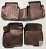 All-Weather Floor Mats Set, Heavy Duty TPE, Custom Fit, Black, 3-Piece, X004KVPSAX