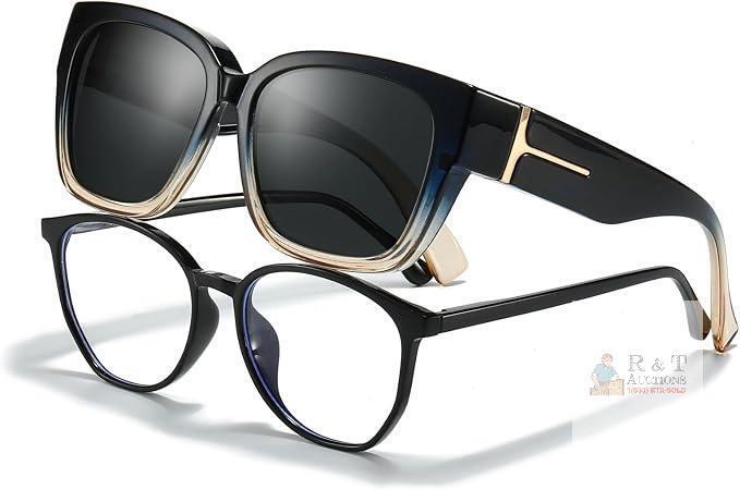 NEW IGnaef Oversized Fit Over Sunglasses for Women Men, Trendy Polarized UV400 Protection Shade for Driving Fishing CIF7511M