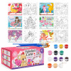 Anytime Fun! NEW 30-Pc Kids Valentine&rsquo;s Day Painting Kit Party Favors, Ages 3+