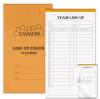 NEW TEAMWORK Line-Up Cards 2-Pack, 30 Games Each, 4.5"x8", Baseball/Softball, 4-Part Carbonless - 3