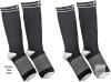 2 NEW PowerLix Graduated Compression Socks, S/M, Unisex, Knee-High, 2 Pairs, Grey, 20-30 mmHg
