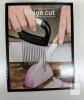 2 Onion Holder Slicing Tool with Ergonomic Black Handle and Stainless Steel Pins - 2
