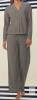 NEW Splendid Women's 2 Piece Pajama Set, Button Front Top & Pants, Size S/P, Heather Grey