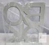 Winterworm "BOOK" Nonskid Metal Bookends, White, 4.5" x 5.3" x 5.9" - 3