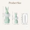 NEW in box DN DECONATION Bunny Figures Ceramic Set, Set of 2 - 2