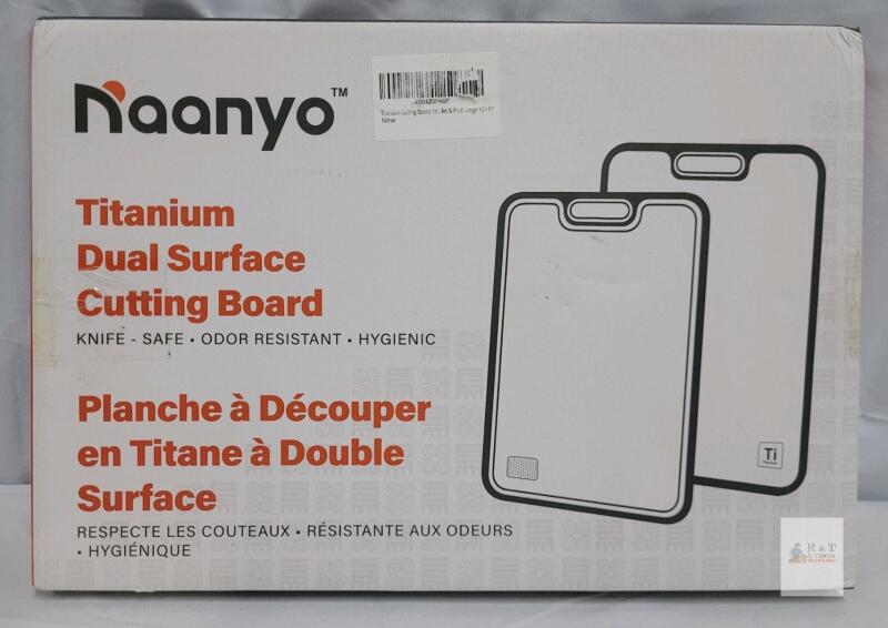 NEW Large Titanium Cutting Board for Vegetables & Fruit, 15" x 11"