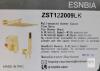 ESNBIA ZST122009LK 12" Brushed Gold Wall-Mounted Shower System, Top & Handheld, Brass Valve - 3