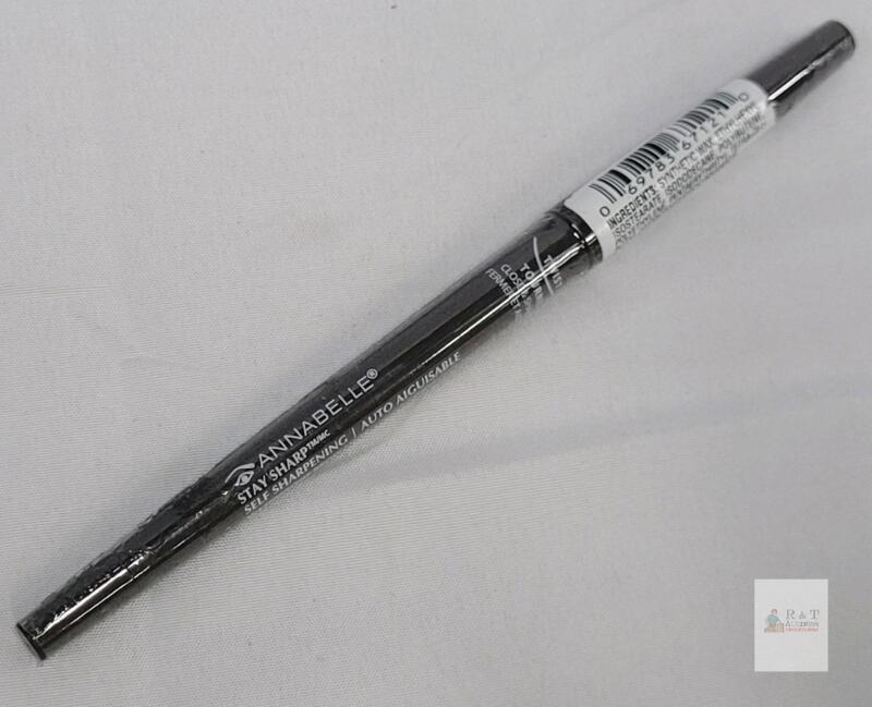 Annabelle Stay Sharp Waterproof Brow Liner, Self-Sharpening, 0.009 oz, UPC 068579637711, Sealed