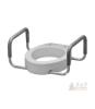 MOBB Health Care 2" Raised Toilet Seat with Removable Padded Arms, 300 lbs Capacity - 2
