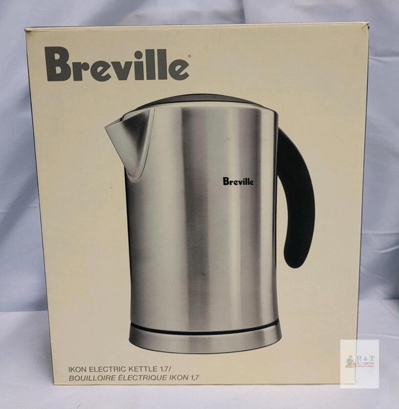 Breville Ikon Electric Kettle, 1.7L Capacity, 1500W Power, Stainless Steel Body