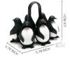 Peleg Design Egguins 6-Egg Holder & Boiler Rack with Heat-Resistant Handle, Penguin Shape NEW - 2
