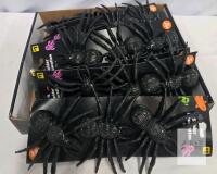 10 PACKS OF 3 Spider Decorations